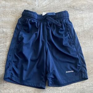 DriWorks Navy Blue Athletic Shorts kids 4-5y